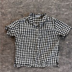 Alex Mill Black and White Plaid women's Shirt